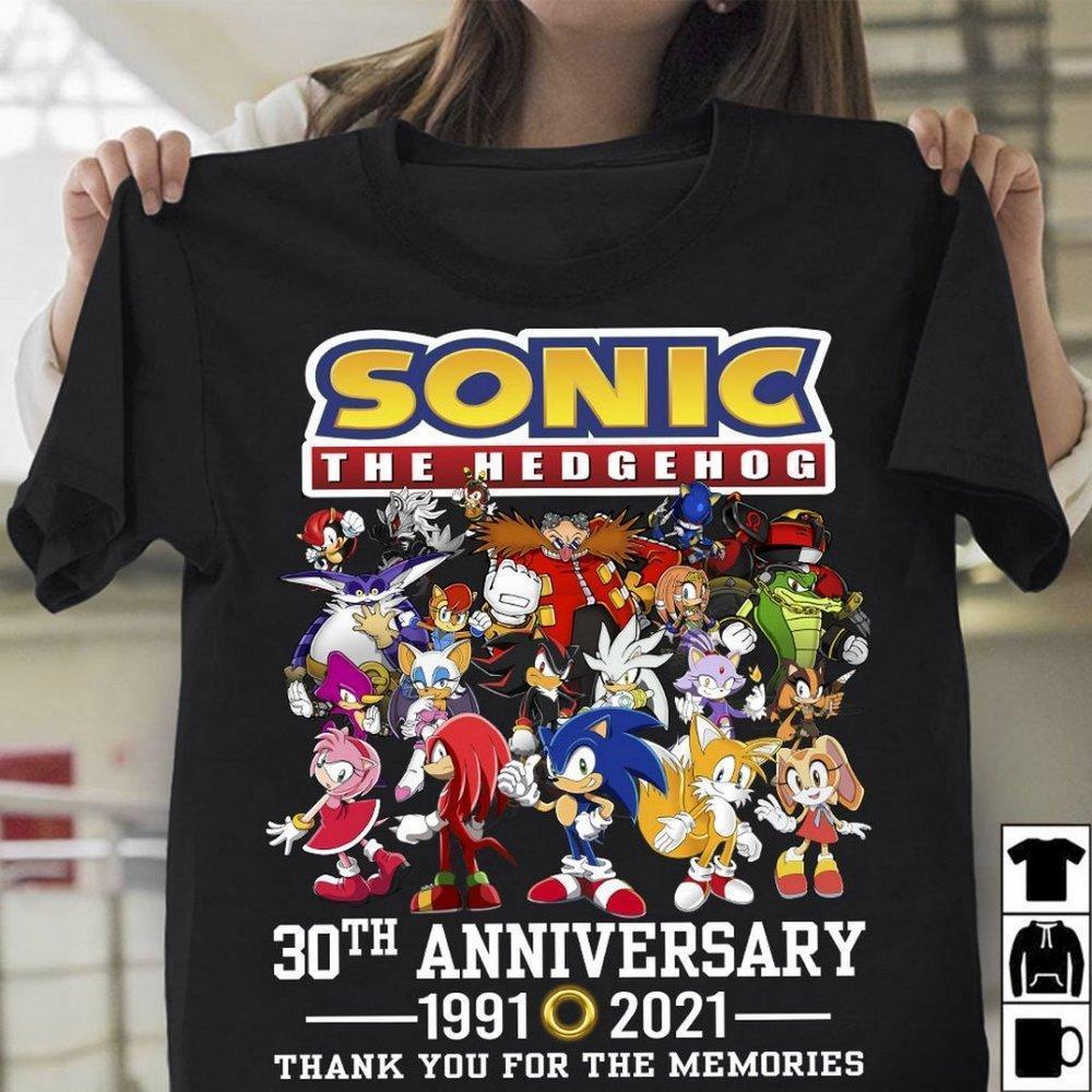 Sonic The Hedgehog 30Th Anniversary Shirt